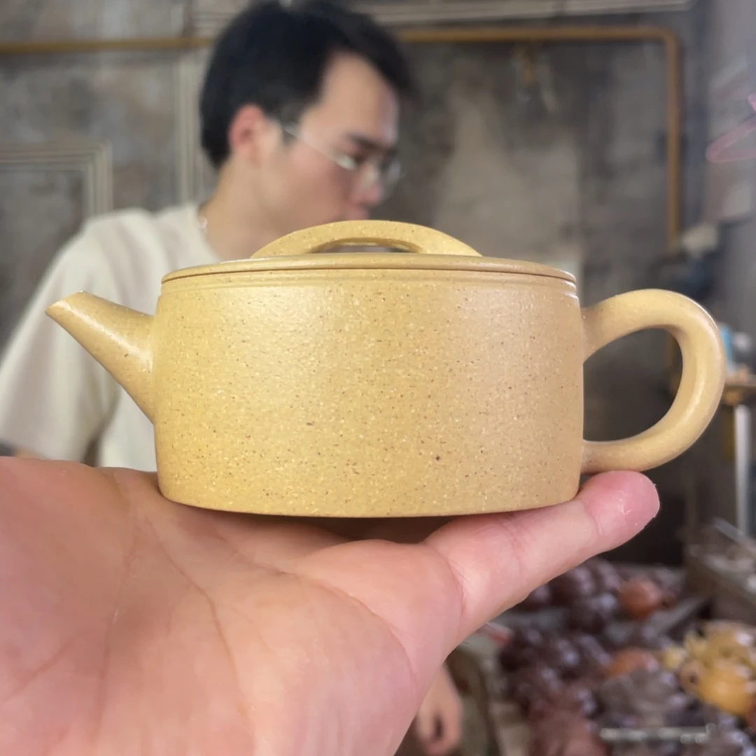 茶壶紫砂XJ。汉瓦。本绿。 160CC