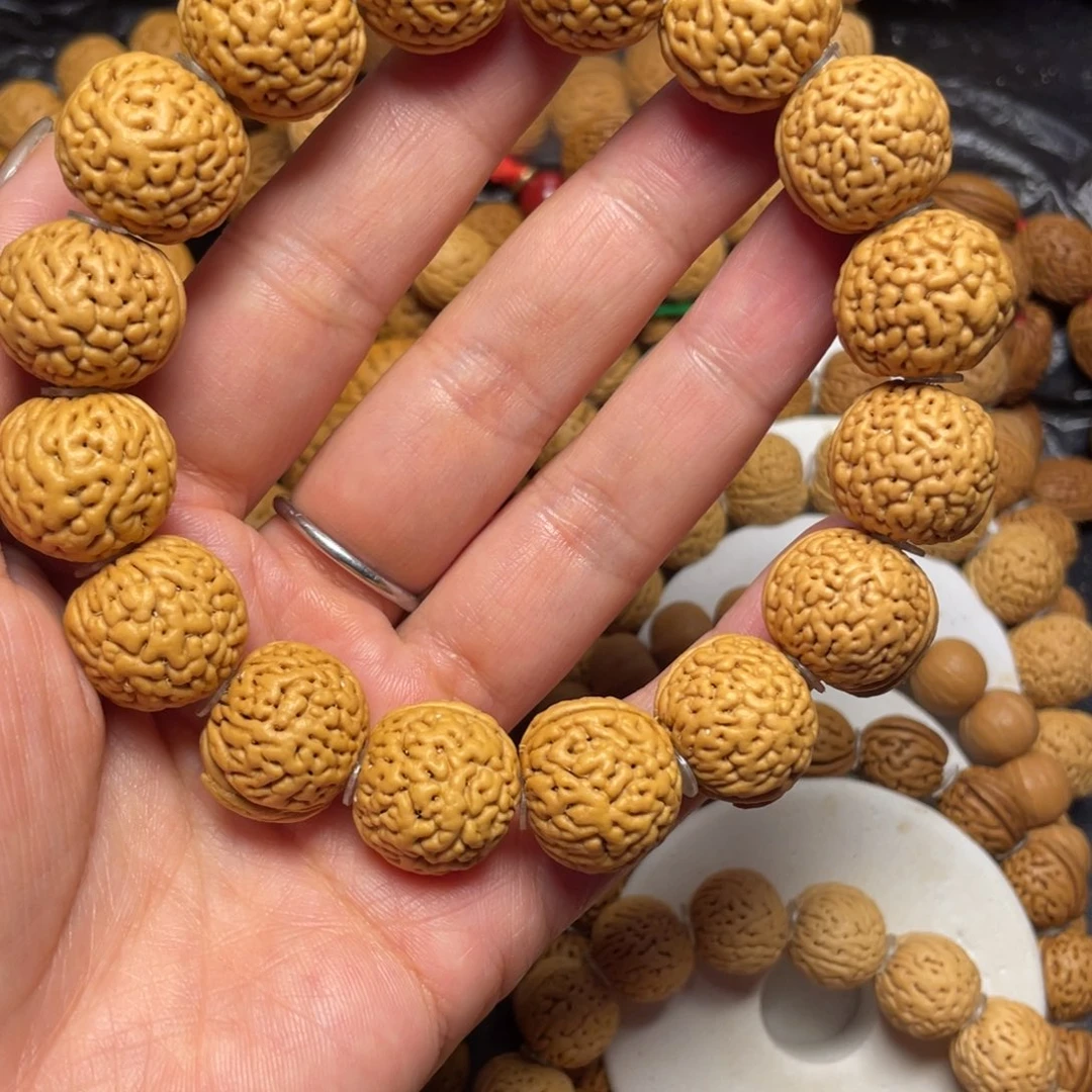 桃木桃核手串17+国核