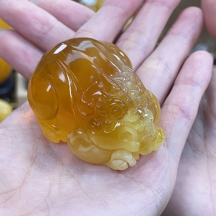 琥珀未镶嵌珠宝奇石琥珀蜜蜡J222