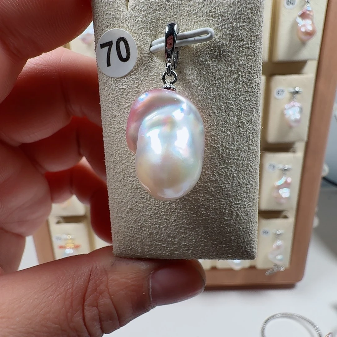 合金淡水珍珠颈饰