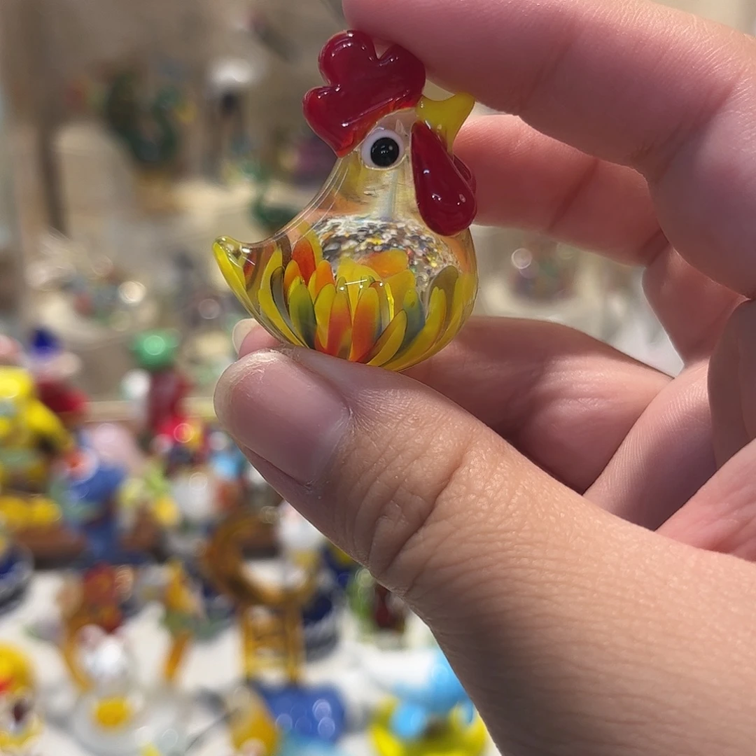 手工艺品琉璃咕咕鸡