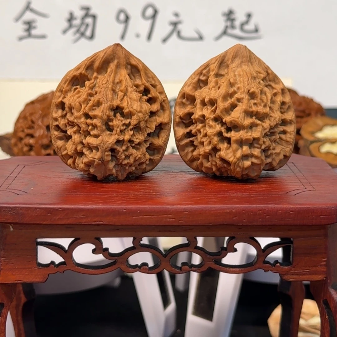 把件文玩核桃34号官帽边42肚38高45全品无药无修原生态