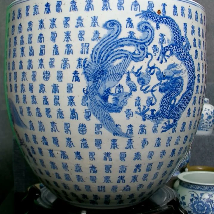 糊***生文房用品大卷缸一个完整无缺