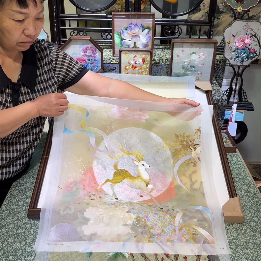 刺绣刺绣工艺精湛独特设计新颖时尚