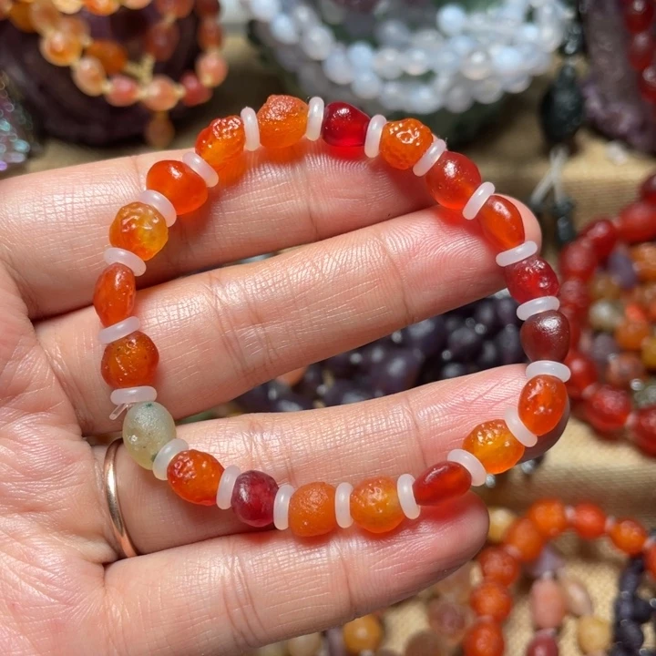 玛瑙/玉髓合金手链