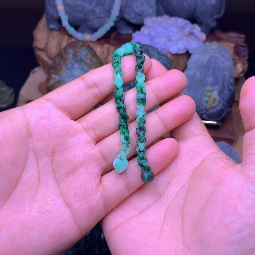 我***子未镶嵌定制翡翠翡翠