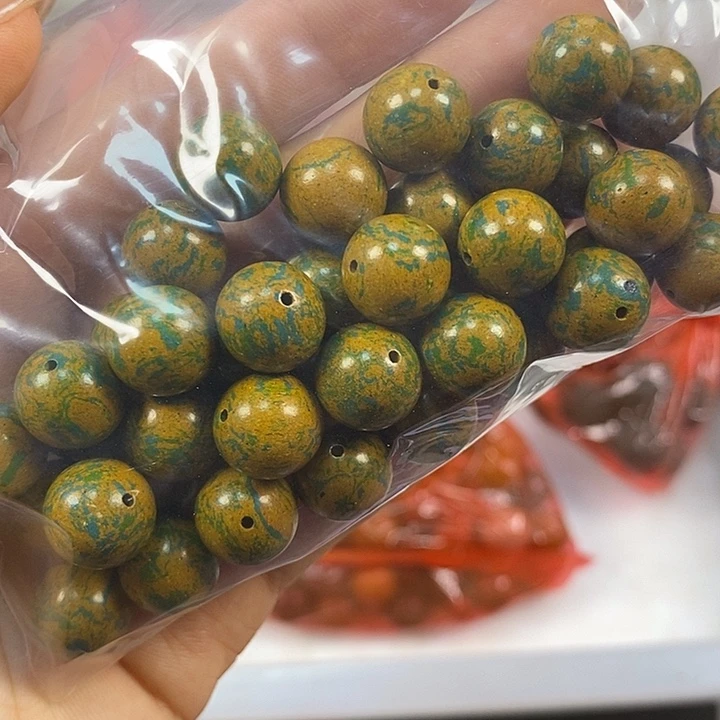 泥塑敦煌•只此青绿1.2瑕疵珠香包约45克