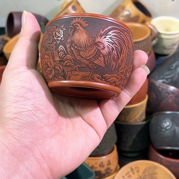 茶杯紫砂全手工紫砂主人杯