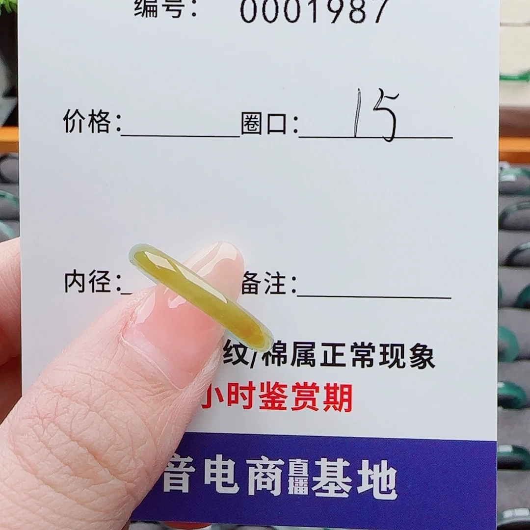 翡翠戒指未镶嵌兜*