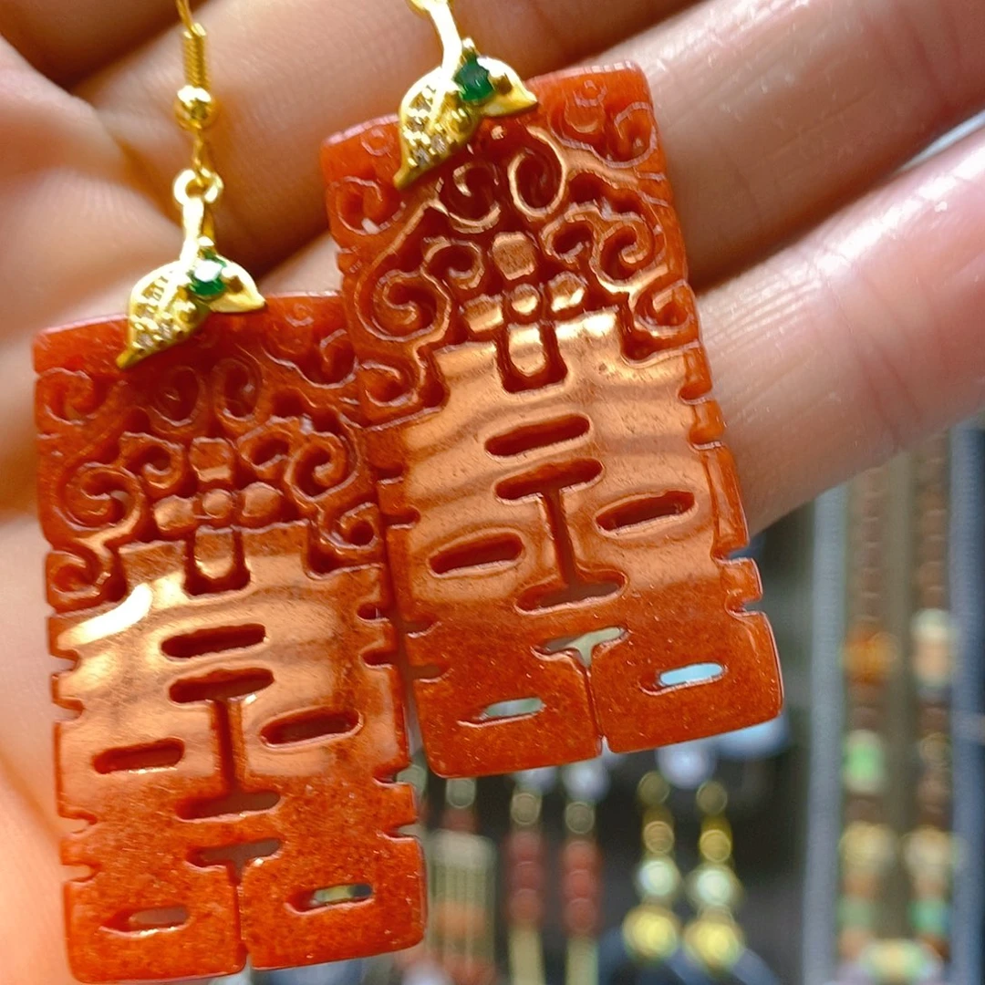 未镶嵌翡翠耳饰翡翠