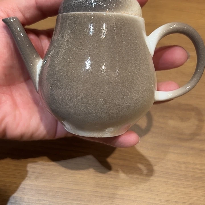 微瑕柴烧裸烧手工小壶