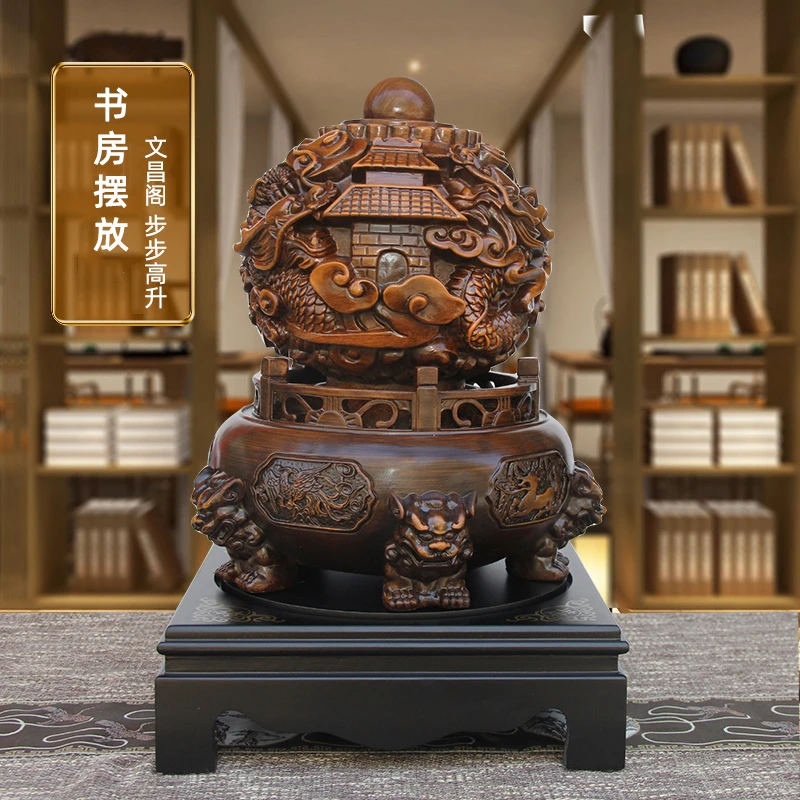 【师傅推荐】九转乾坤鼎摆件纳福聚财乔迁入户玄关办公室桌商务典藏