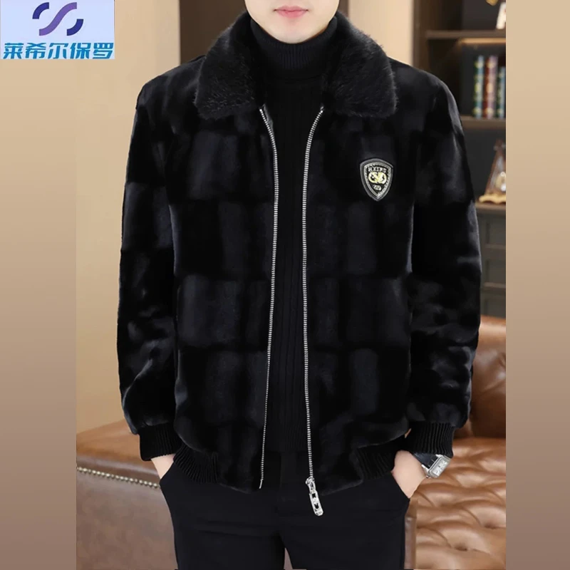 5188#【男女同款】高档冬季翻领外套