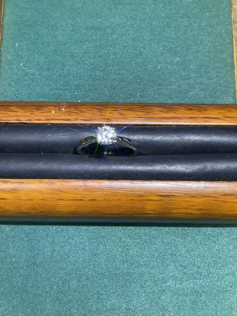 d577白色永恒四爪1ct戒指多样发