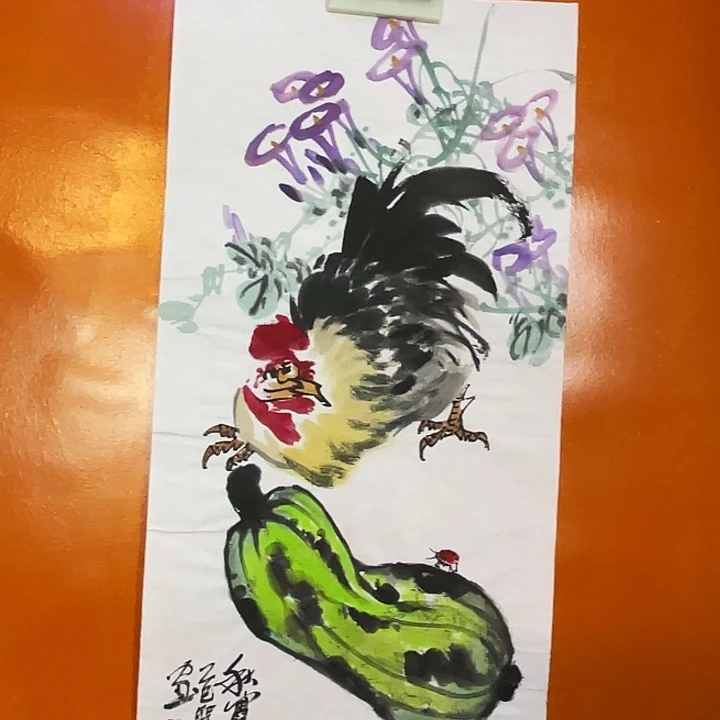 国画张圣敏先生纯手绘作品