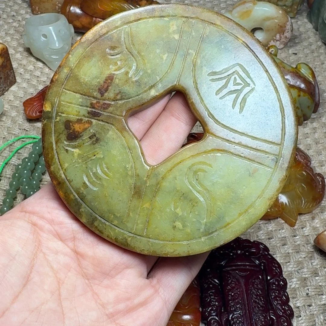 白玉菩提吊坠挂件