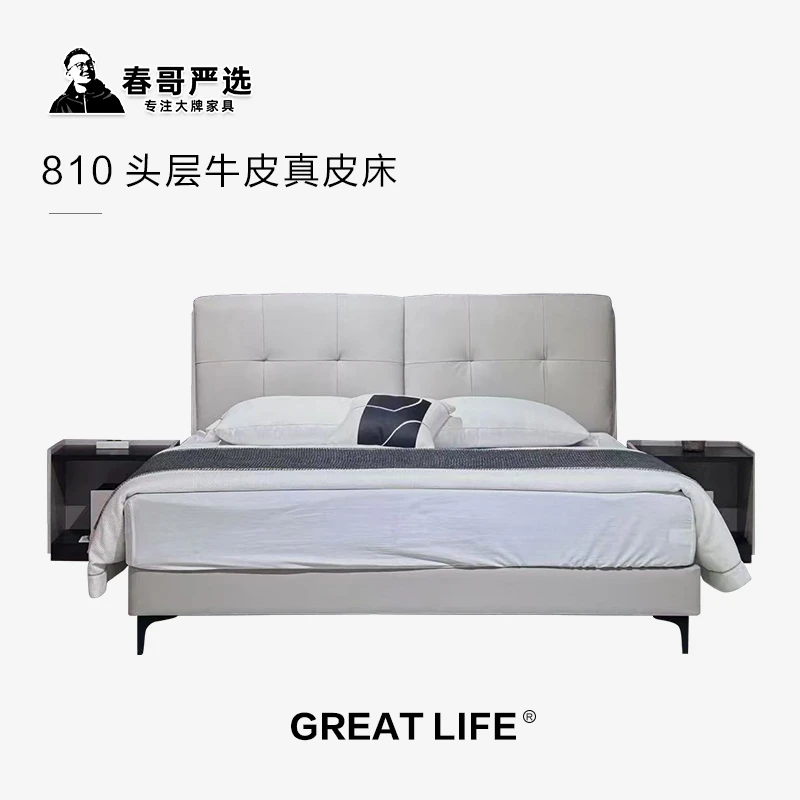 【春哥严选】清样-意式极简头层牛皮810床FY