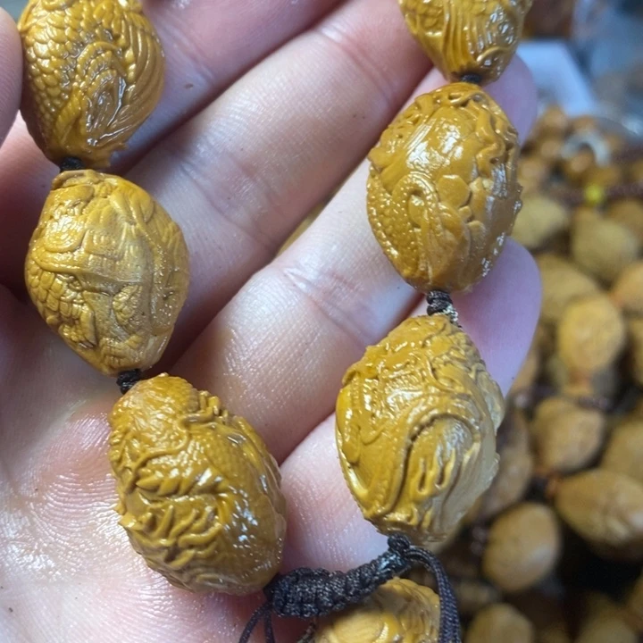 橄榄核手串6干干净净了