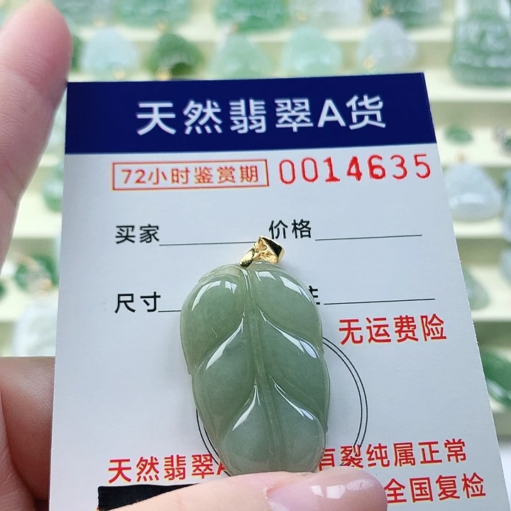颈饰未镶嵌翡翠吊