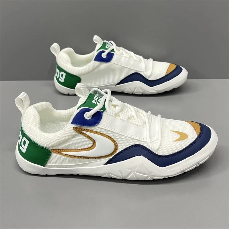 男鞋2025夏季透气网面透气软底休闲鞋轻奢休闲户外轻便网红小白鞋