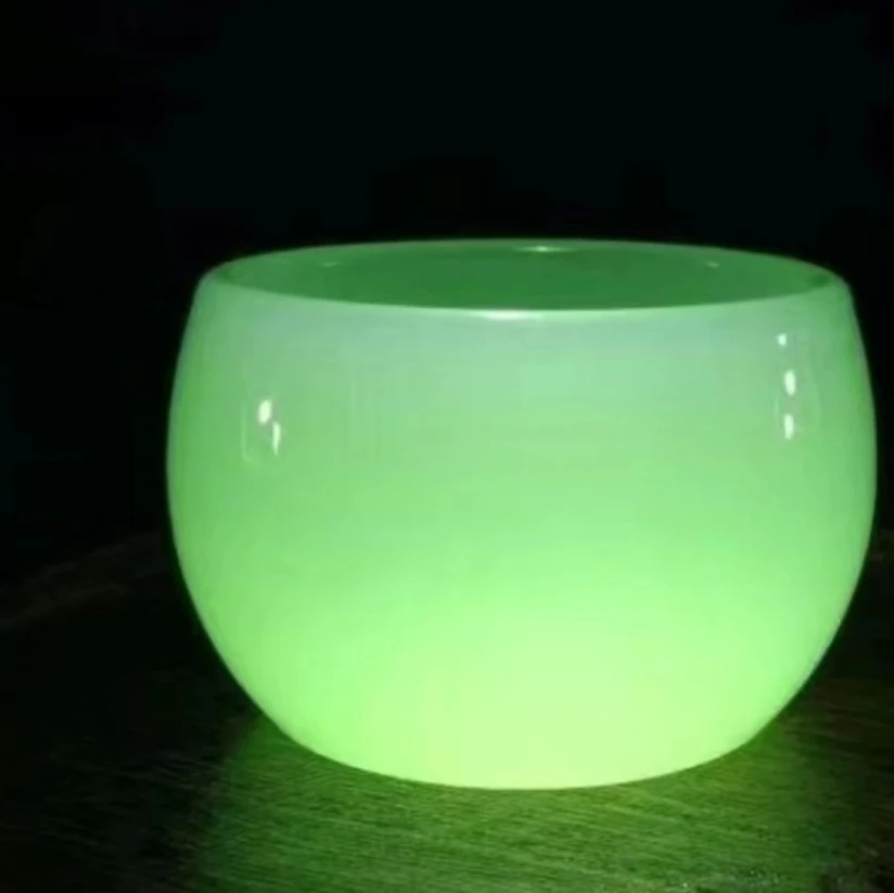 陶瓷绿色琉璃主人杯YY4856