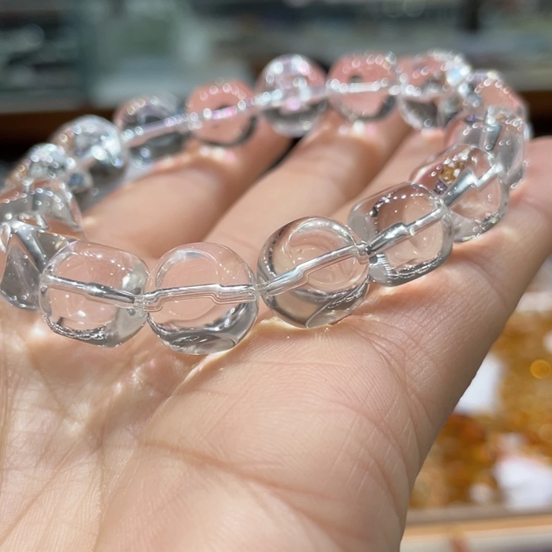 水晶珠宝半成品未镶嵌白水晶