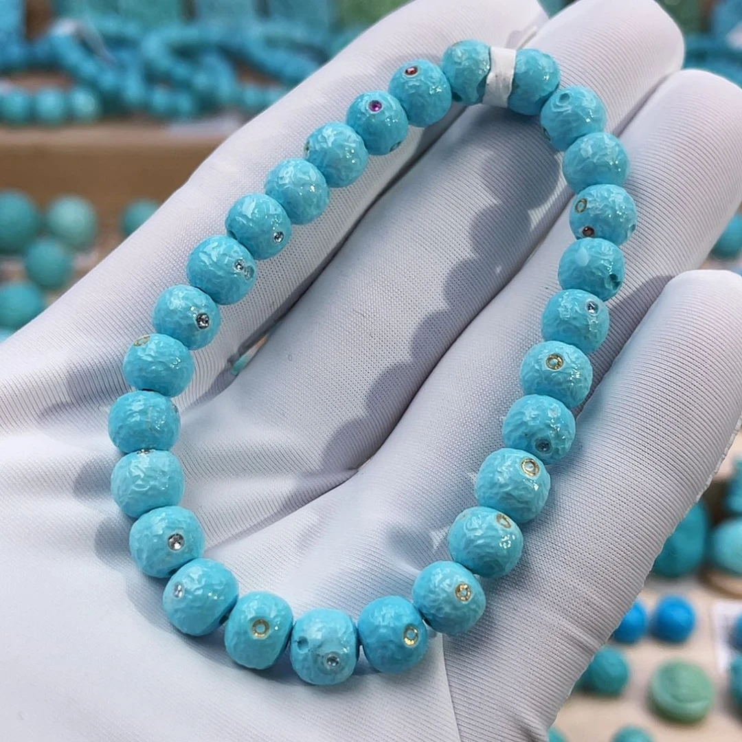 绿松石珠宝奇石未镶嵌