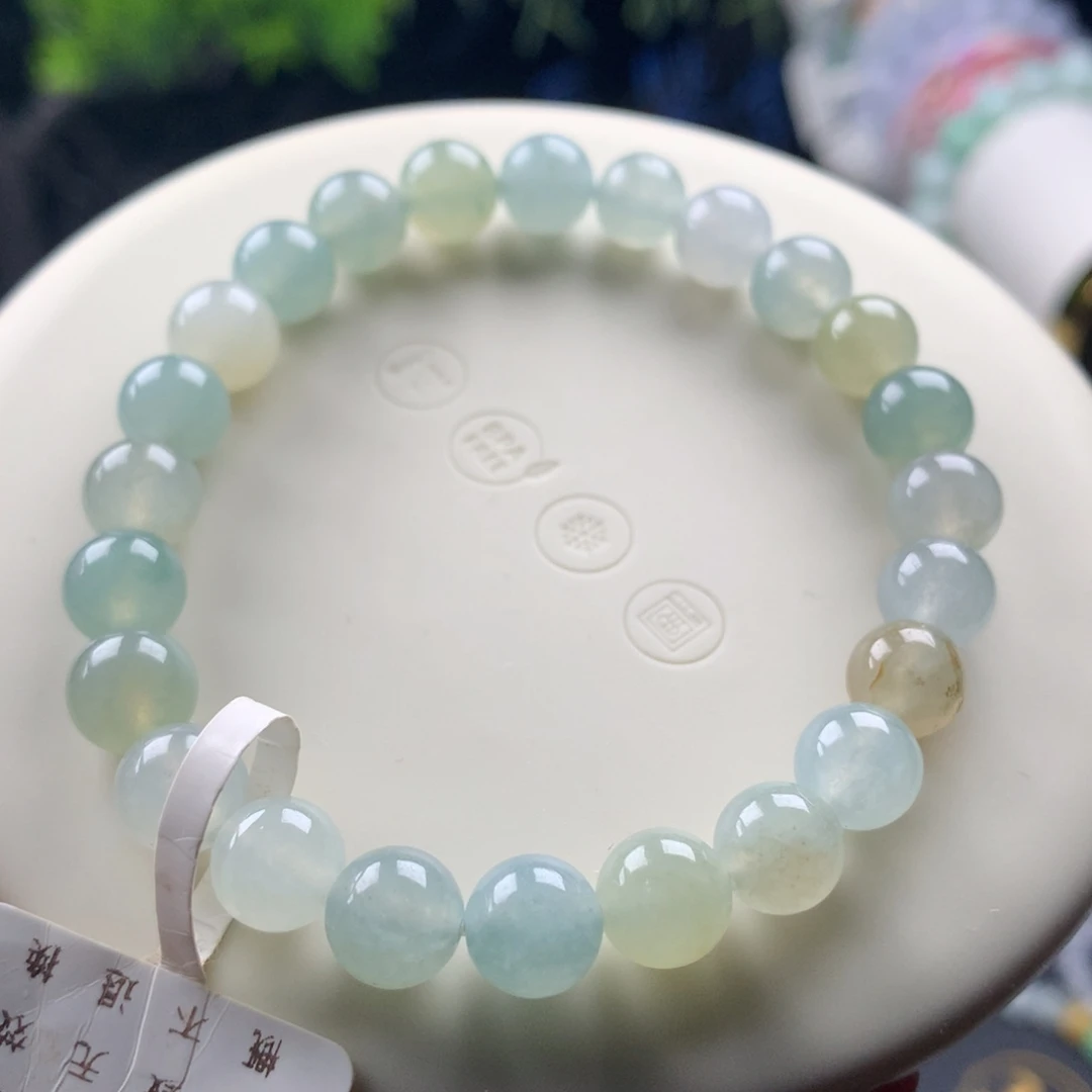 未镶嵌手链翡翠卡8