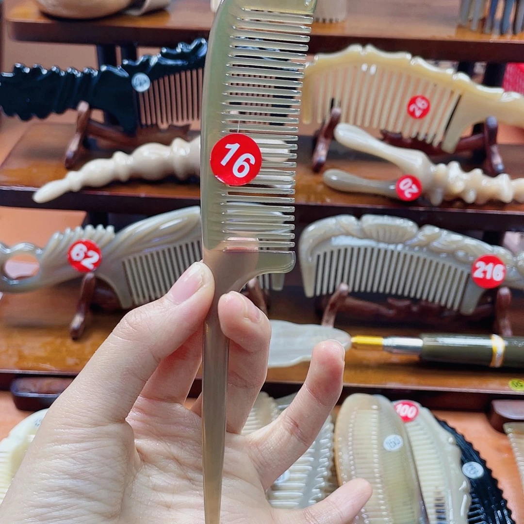 纯手工制作牛角梳16