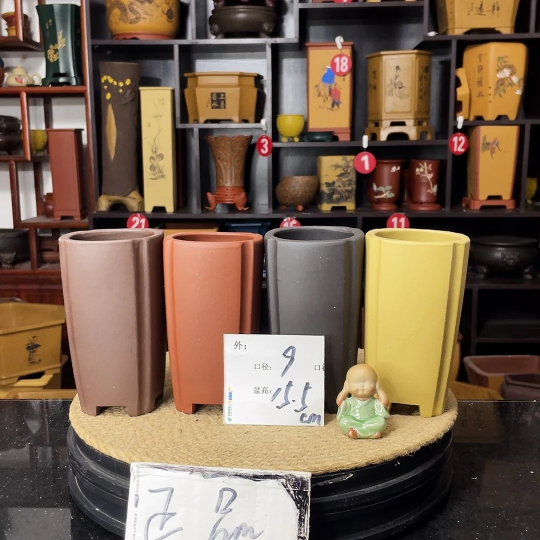 紫砂D-婉秋紫砂花盆