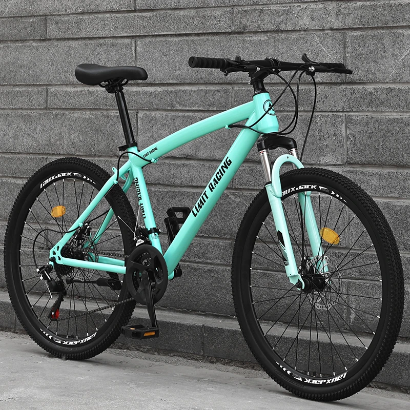 24/26寸一体山地自行车21/27一体城市学生单车碟刹男女减震山地车