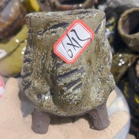 粗陶花盆手工花盆