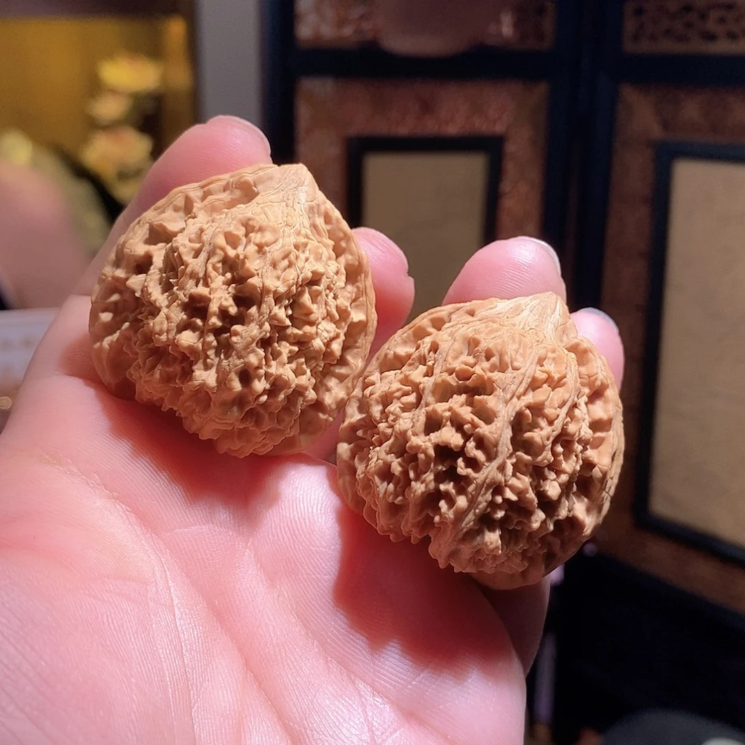文玩核桃把件40满天星全品