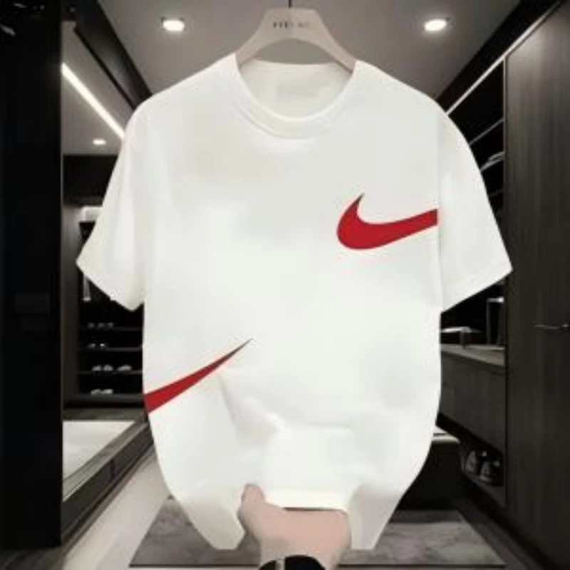 2025新款夏季男女 同款小清新圆领短袖219