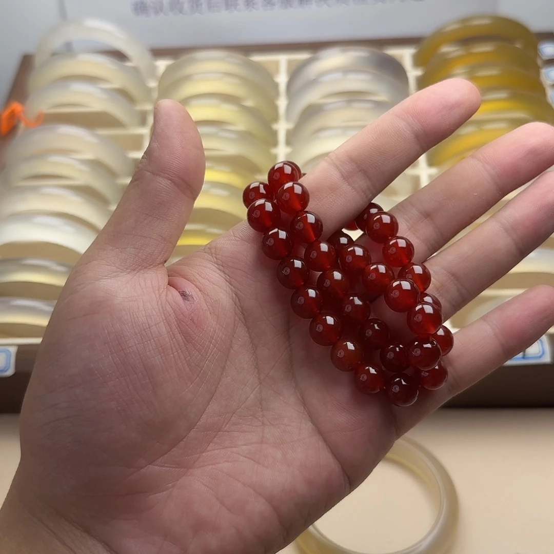 玛瑙/玉髓未镶嵌手链