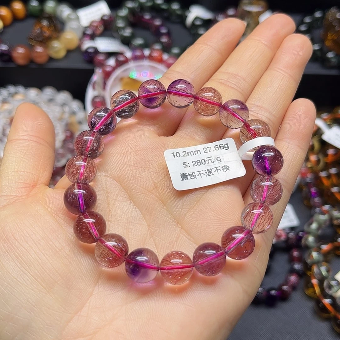 水晶手链未镶嵌?****拉