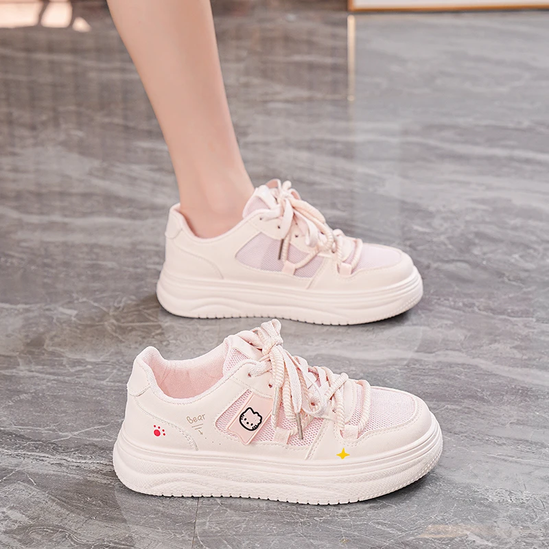 老爹鞋女2025春夏季新款网面透气百搭休闲学生厚底运动鞋ins女鞋