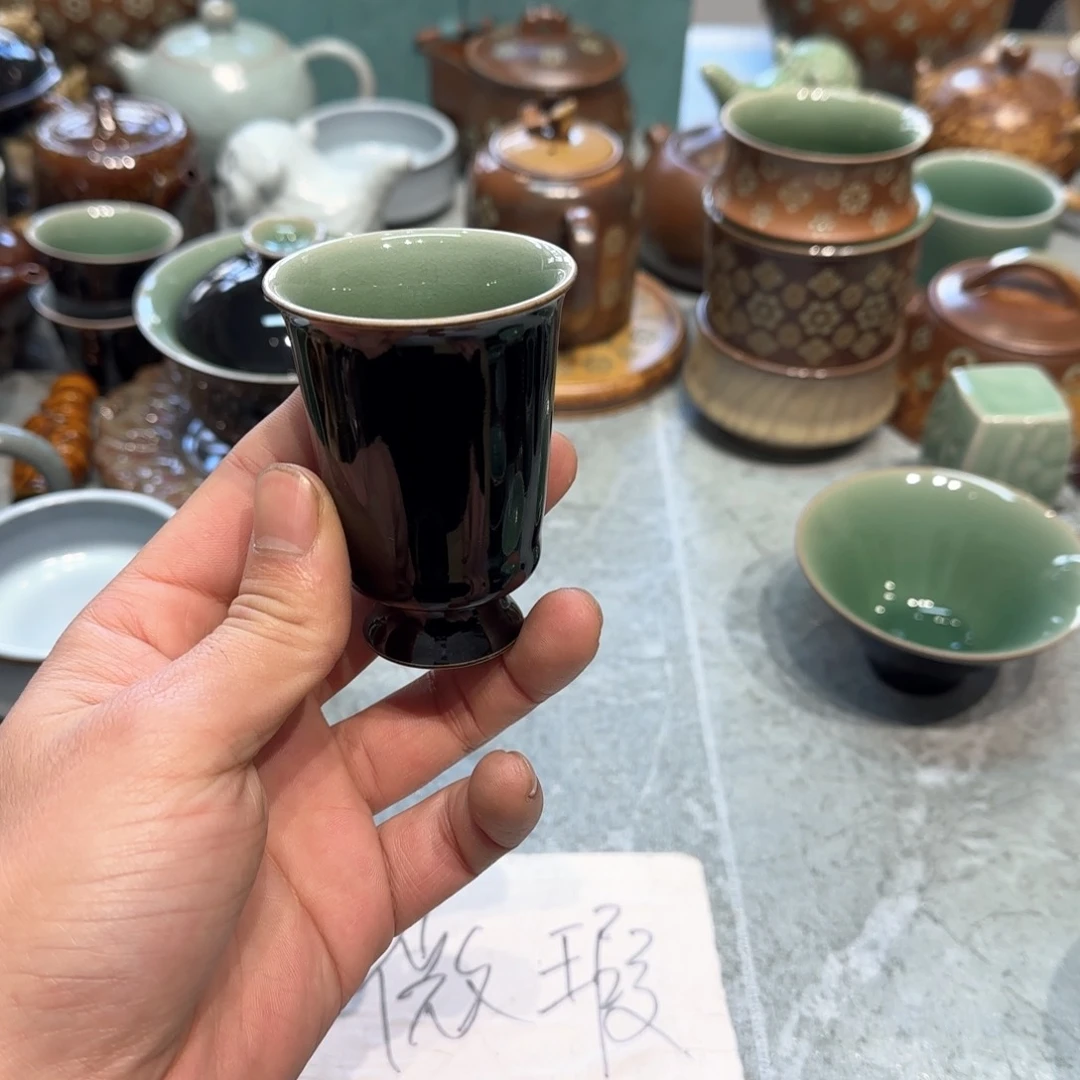 小金茶具青瓷茶器