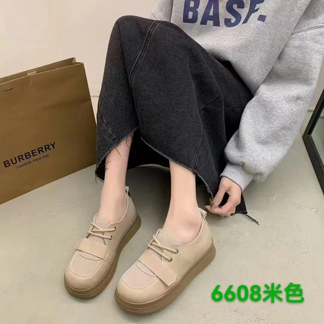 春季新款舒适百搭英伦风休闲鞋6608