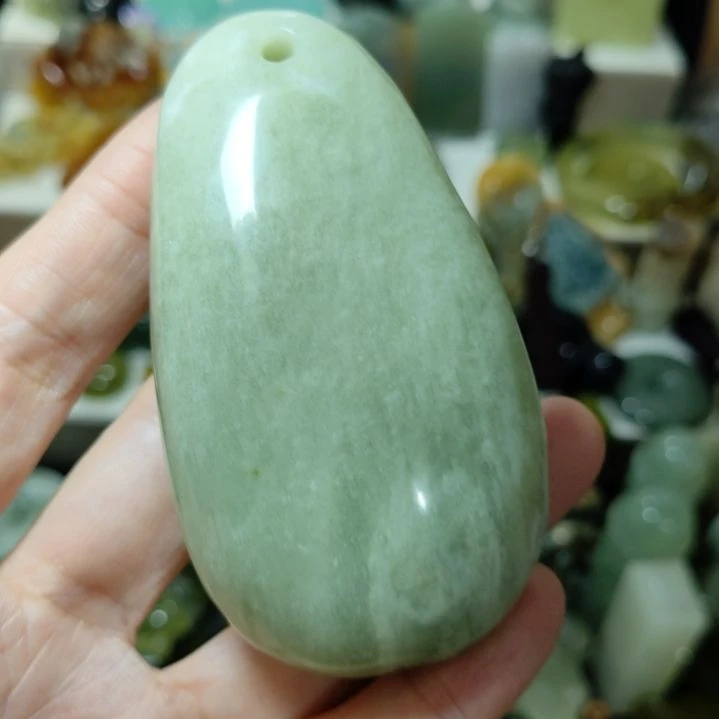 岫玉未镶嵌手把件款式