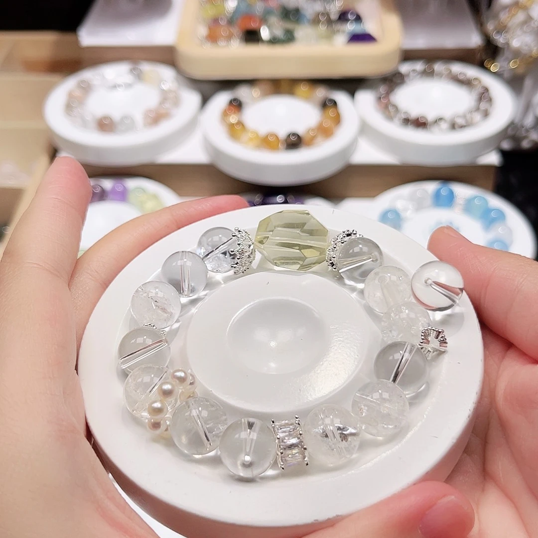 水晶手链未镶嵌天然水晶