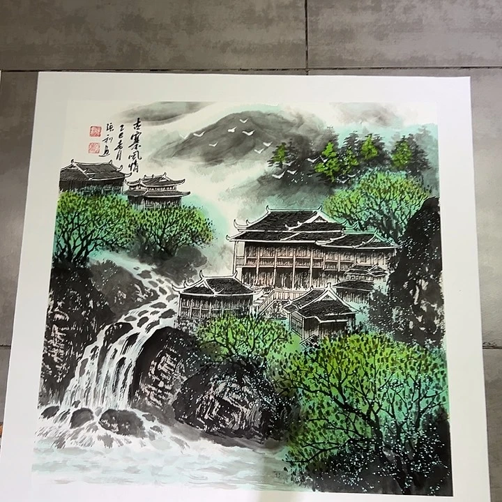 国画精品手绘国画作品