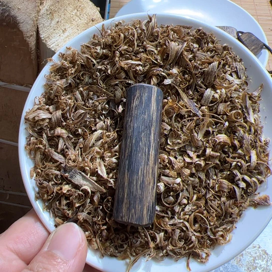 沉香碎屑沉香绿棋素牌6.3克