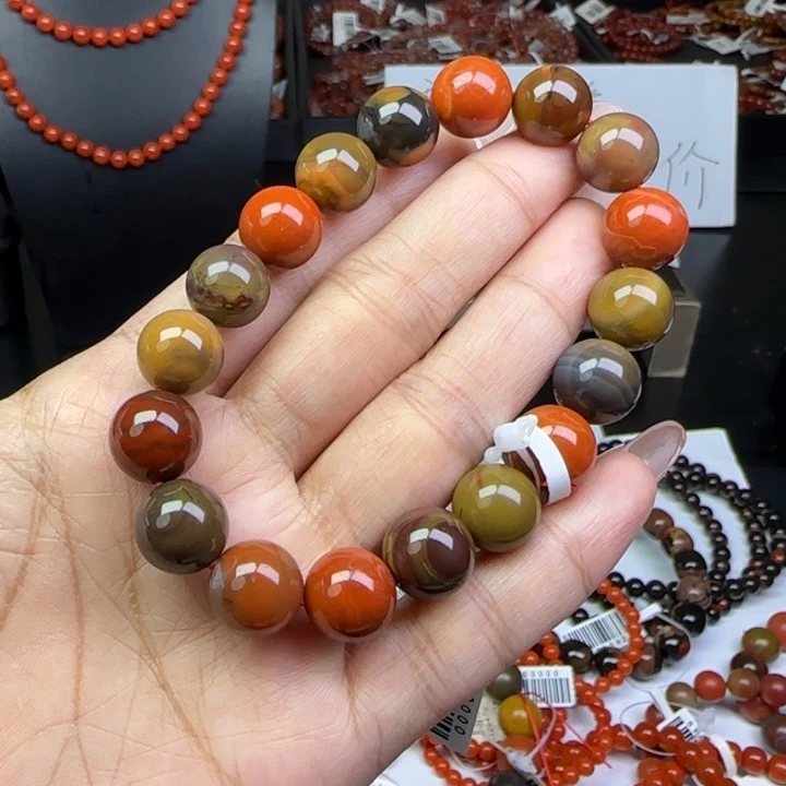 未镶嵌手链南红玛瑙天然包浆11mm