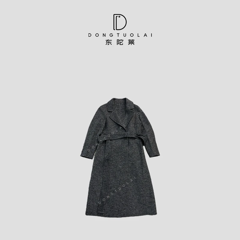 《暖城》大衣气质时尚毛呢立领中长款设计师秋冬轻奢宽松翻领韩