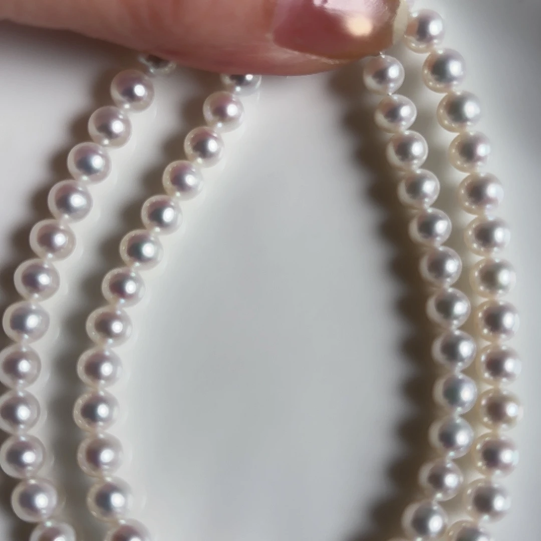 手绳银S925镶嵌淡水珍珠