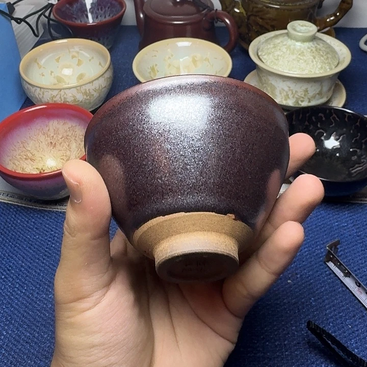 建阳建盏喝茶主人杯（瑕疵