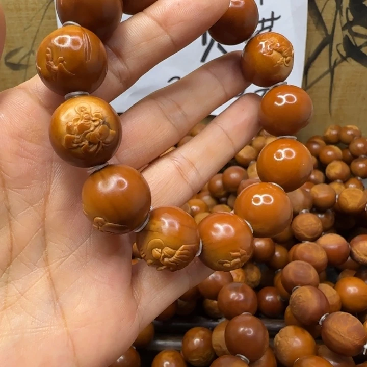妖***孽橄榄核把件橄榄核手串