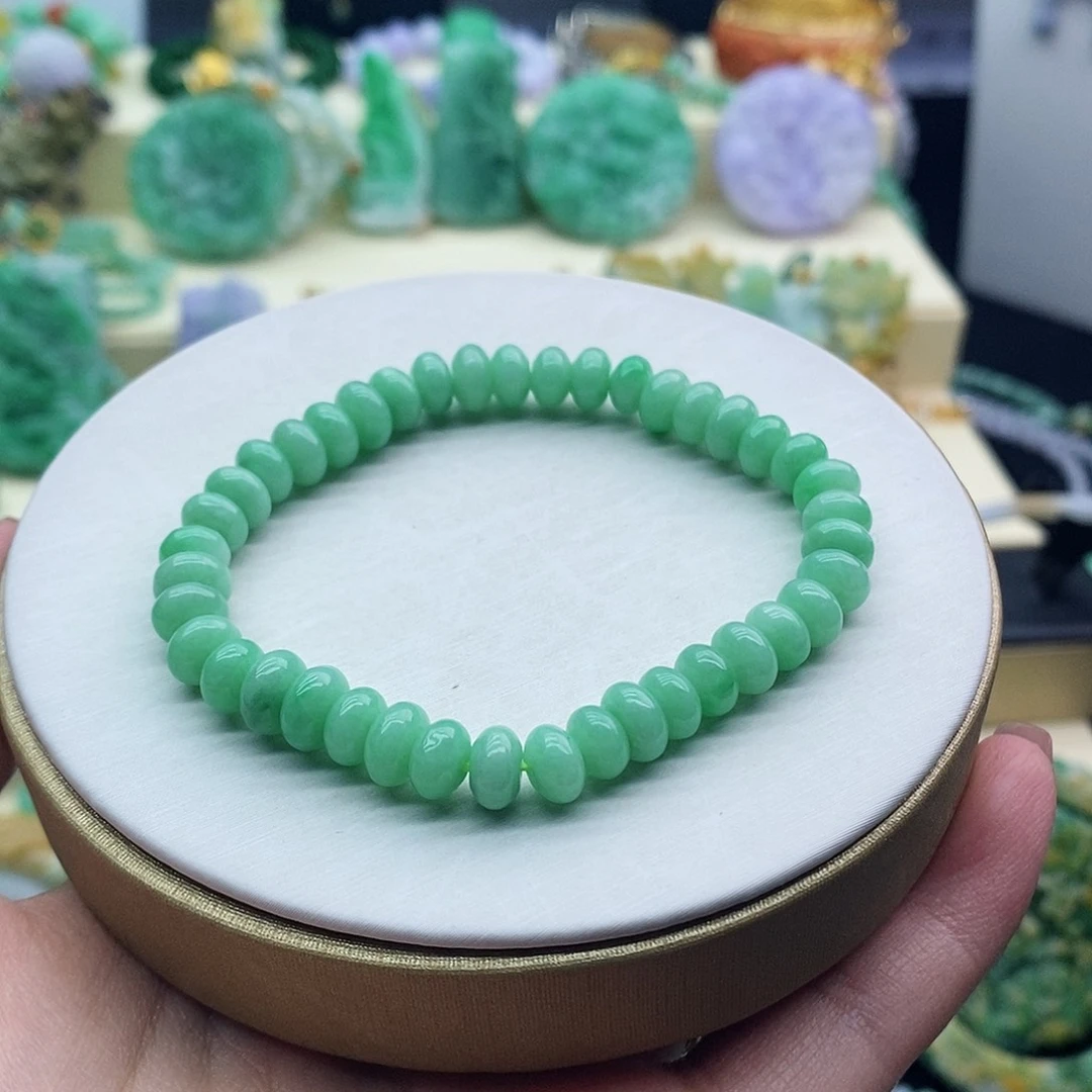 未镶嵌手串翡翠手串