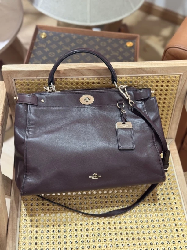 95新 COACH/蔻驰 蔻驰全皮单肩斜挎包 8097